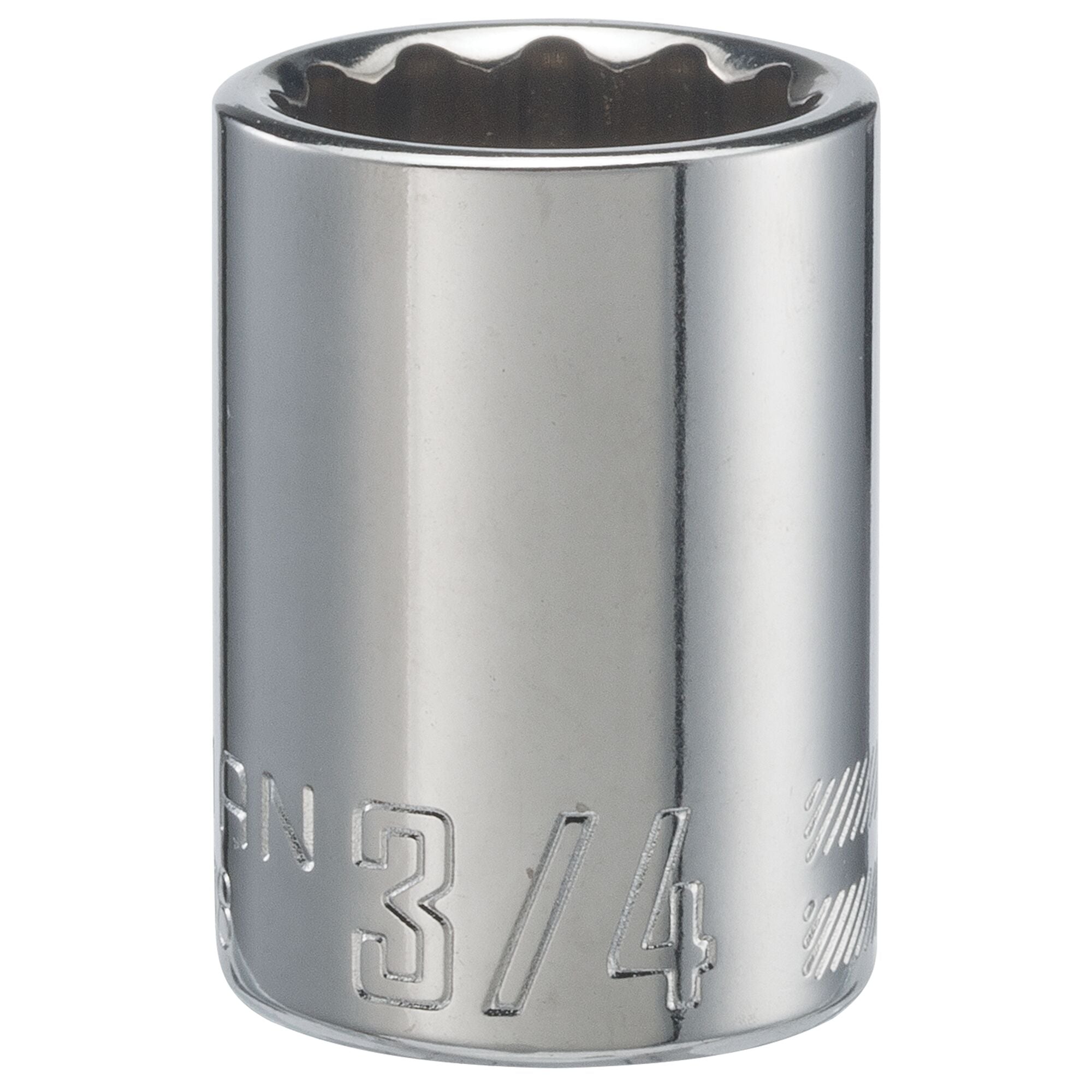 1/2-in Drive 3/4-in 12 Point SAE Shallow Socket | CRAFTSMAN