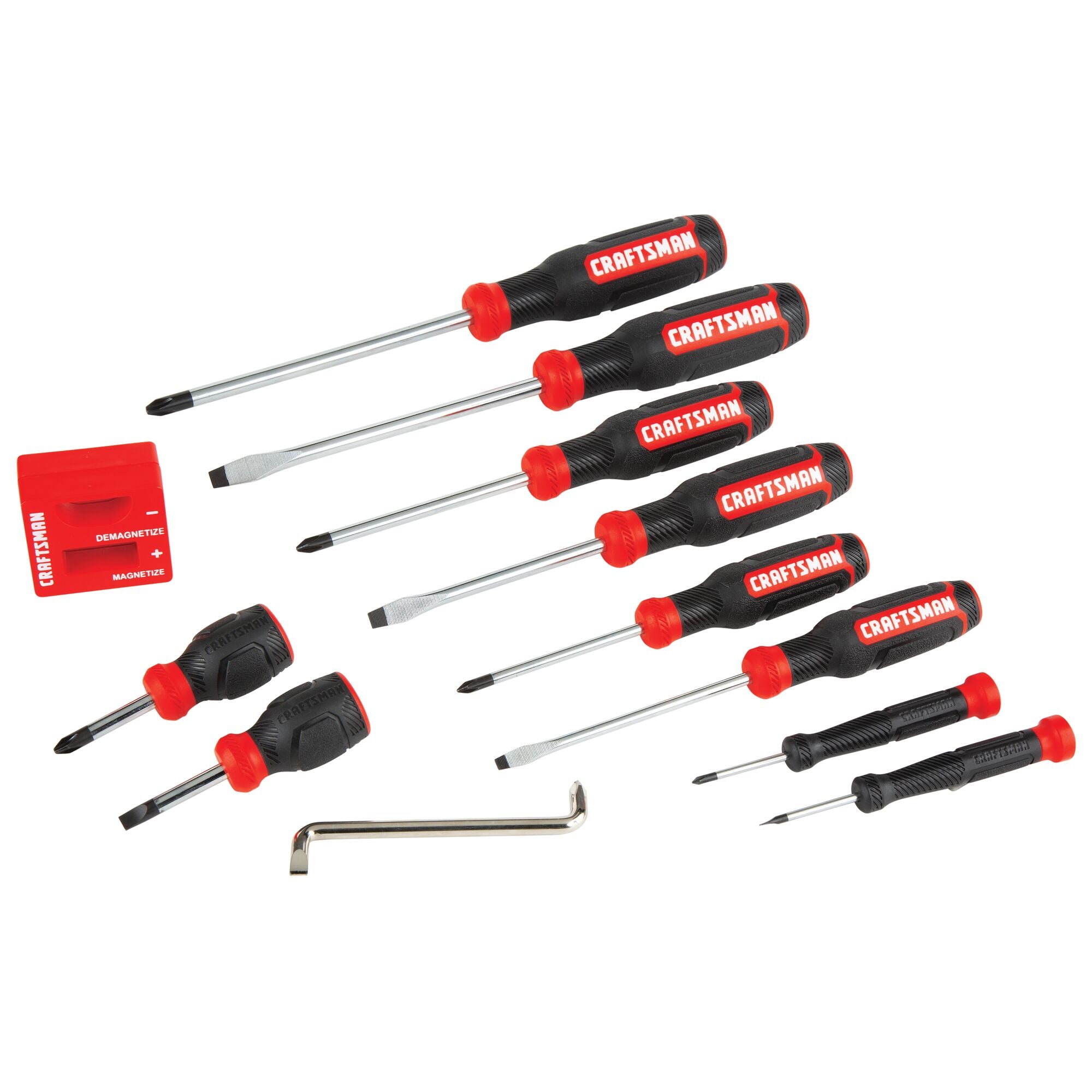 12 Piece Bi-Material Screwdriver Set | CRAFTSMAN