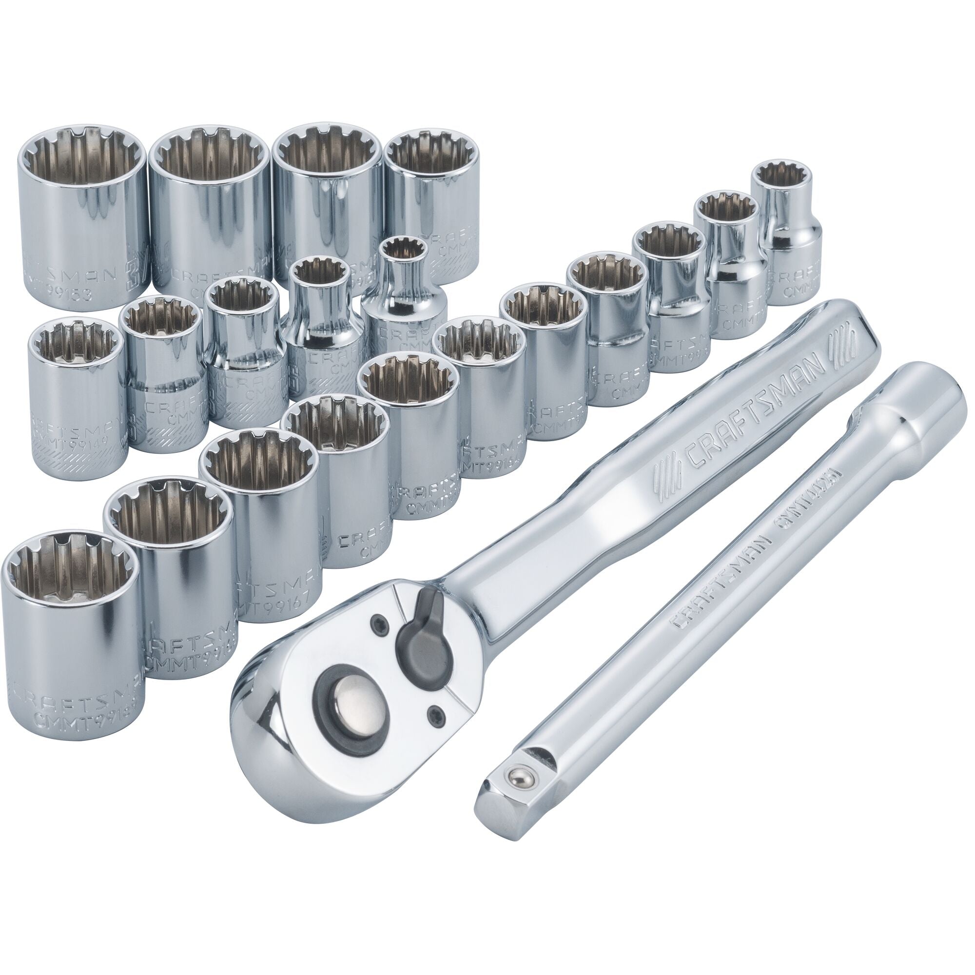 3/8-in 6 Point Universal Socket Set (22 pc) | CRAFTSMAN