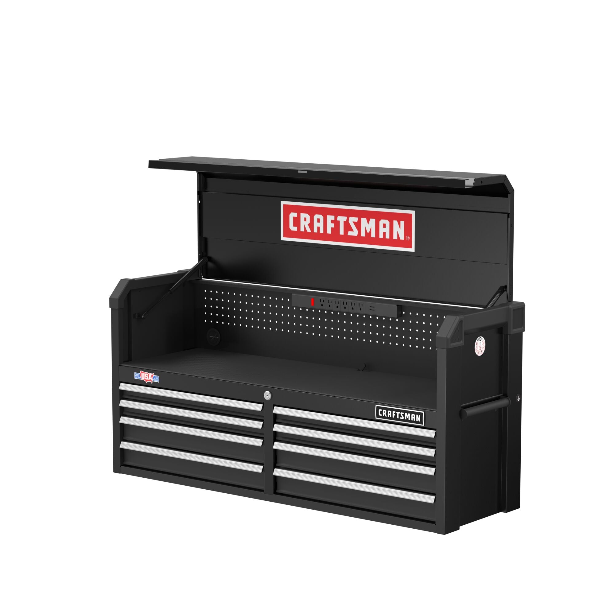 S2000 52 In. 8-Drawer Open Tool Chest - Black