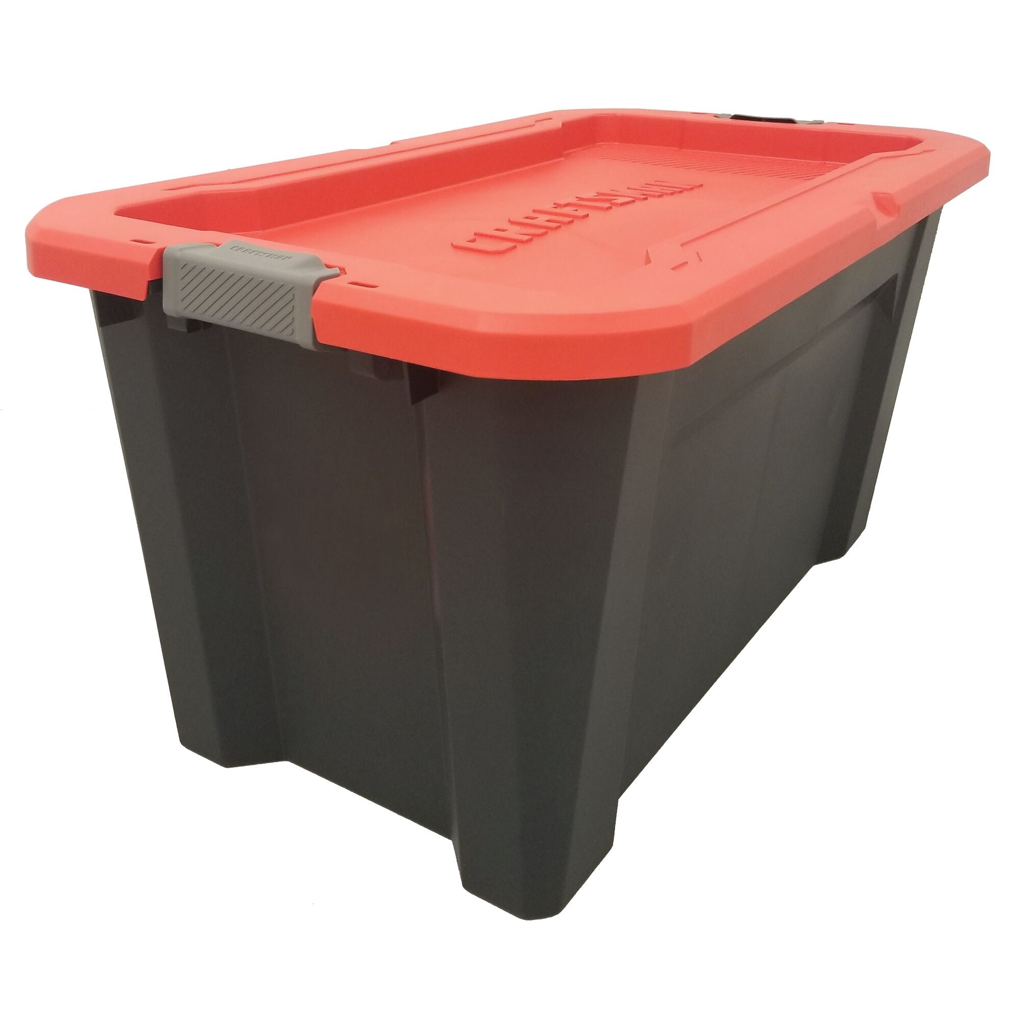 Tough Box Latching Storage Tote — 2-Pack, 40-Gallon