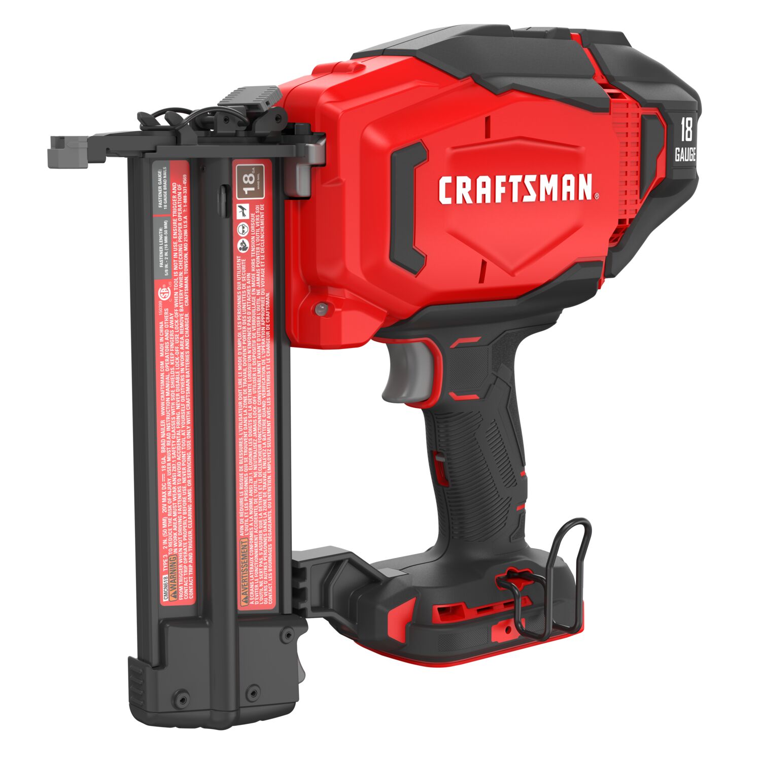 View of CRAFTSMAN Nailer: Brad on white background