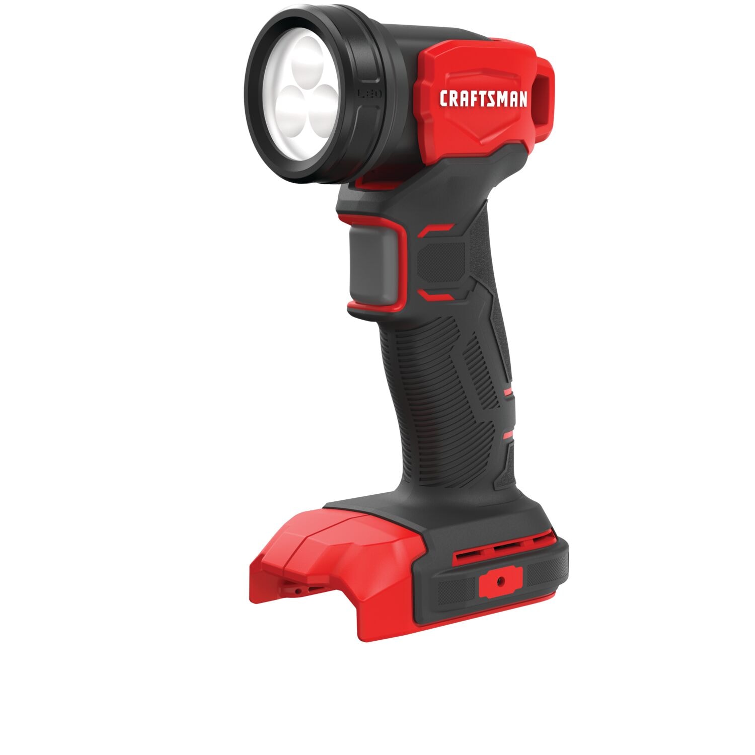 Craftsman cordless LED work light CMCL020B white background beauty shot front right angle