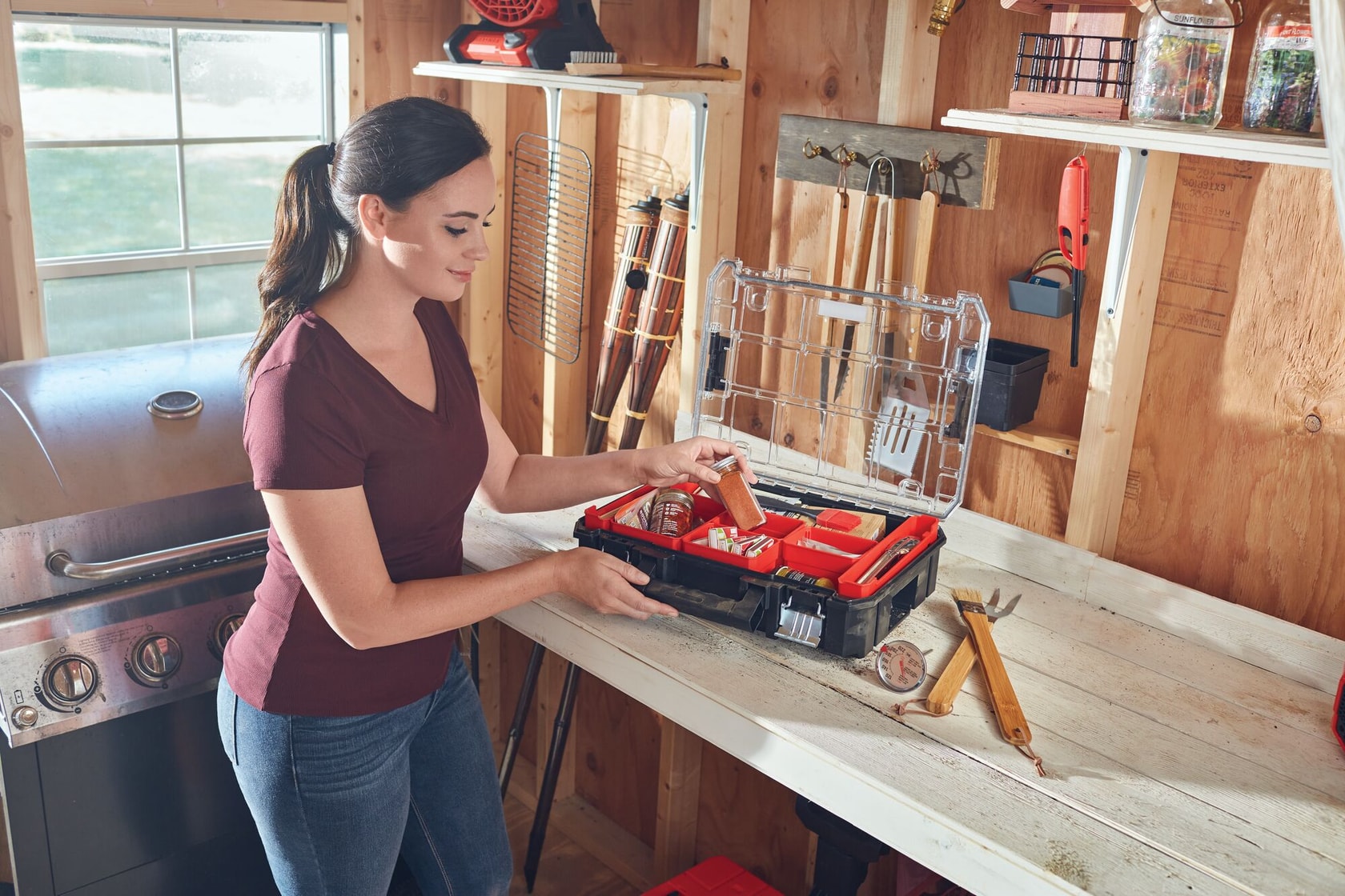 View of CRAFTSMAN Storage: Part Organizers being used by consumer