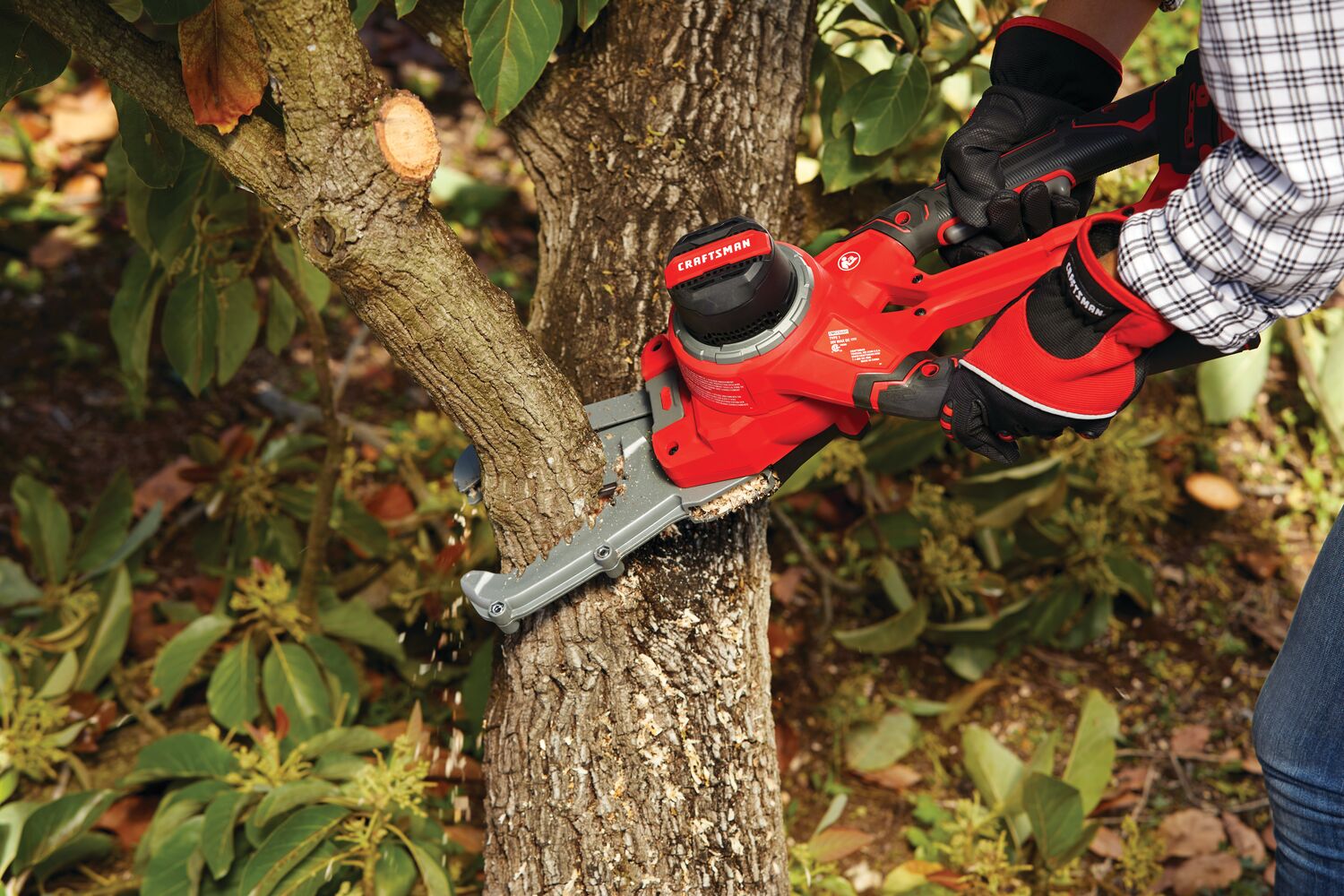 View of CRAFTSMAN Loppers being used by consumer