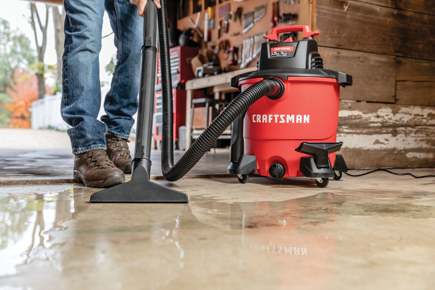 View of CRAFTSMAN Accessories: Vacuums being used by consumer