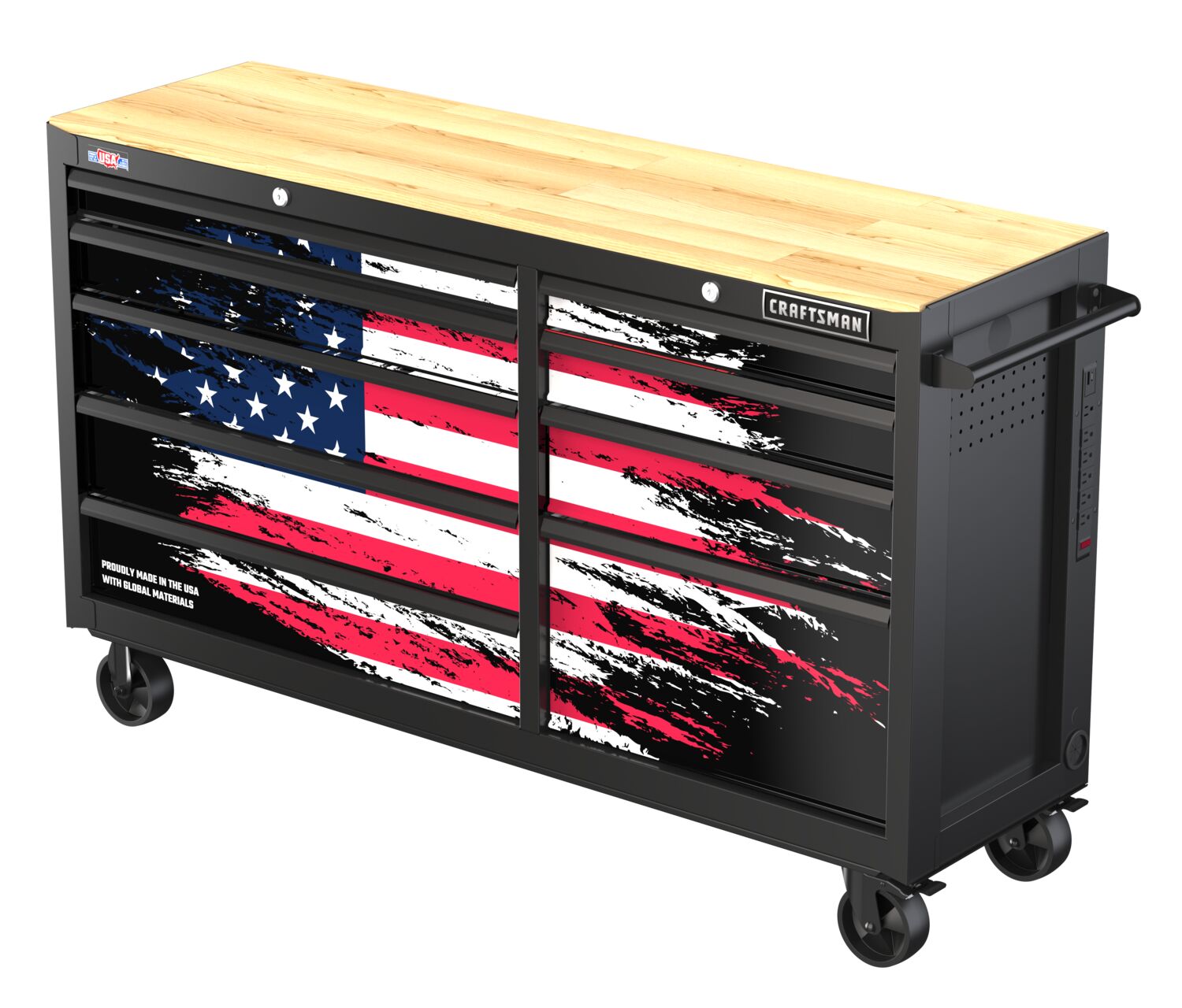 CRAFTSMAN® 6' Patriotic Workbench on white background