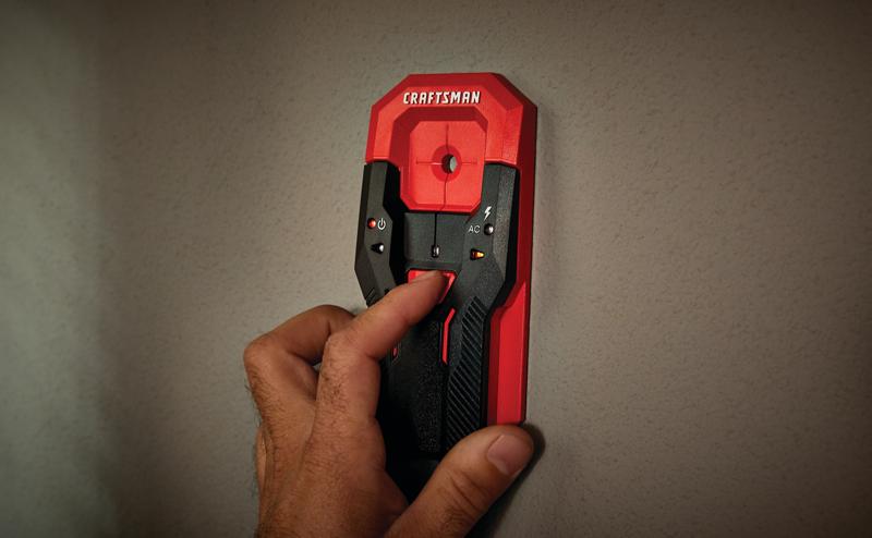 View of CRAFTSMAN Measuring: Stud Finders being used by consumer