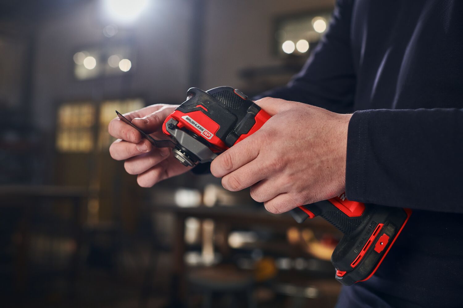 View of CRAFTSMAN Oscillating Multi-Tools being used by consumer