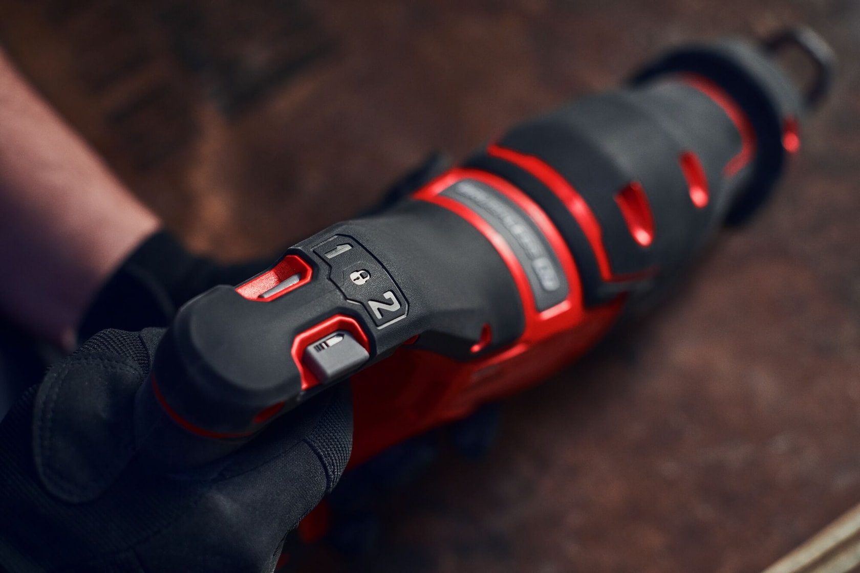 View of CRAFTSMAN Reciprocating Saw being used by consumer