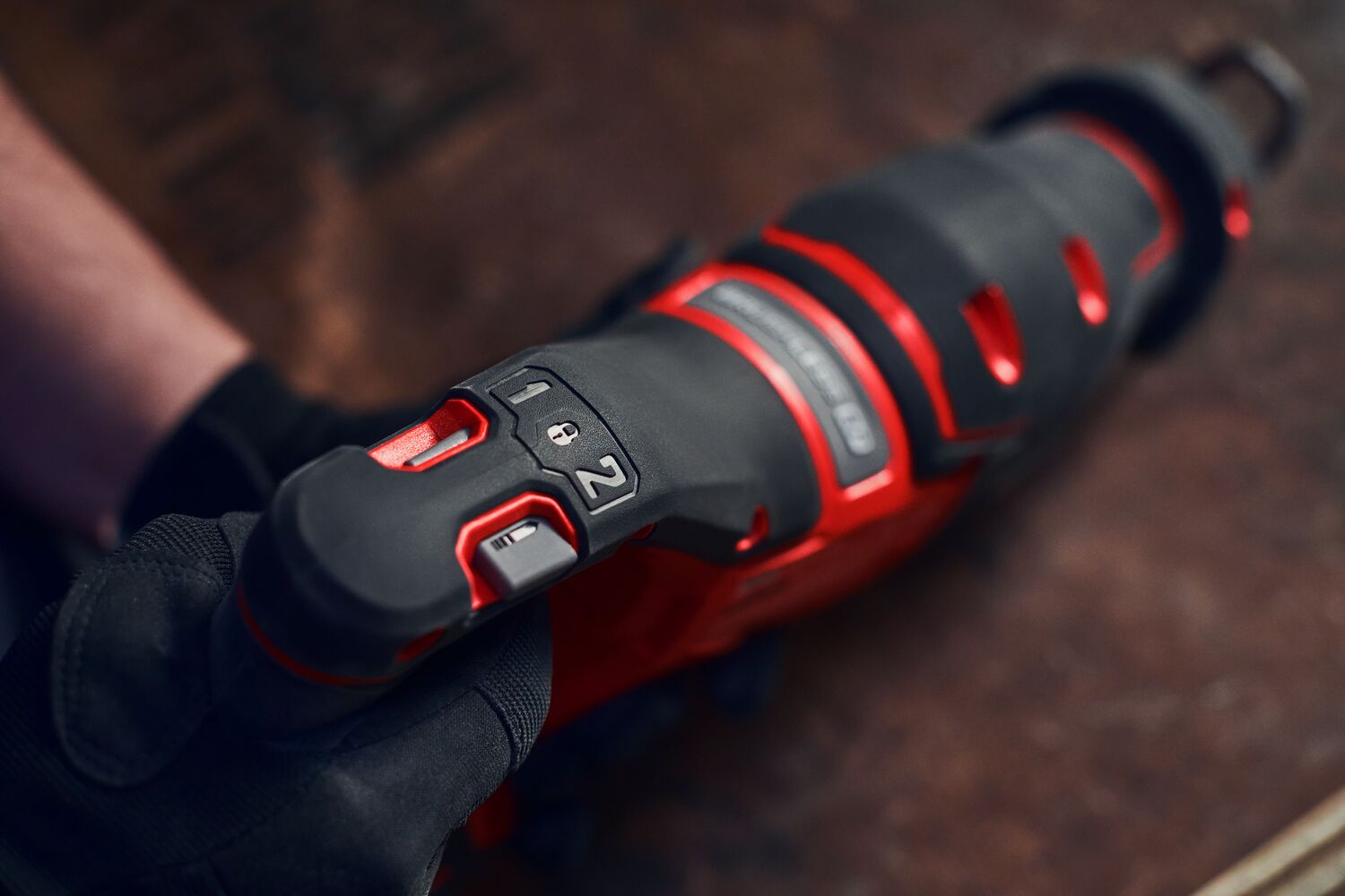 View of CRAFTSMAN Reciprocating Saw being used by consumer