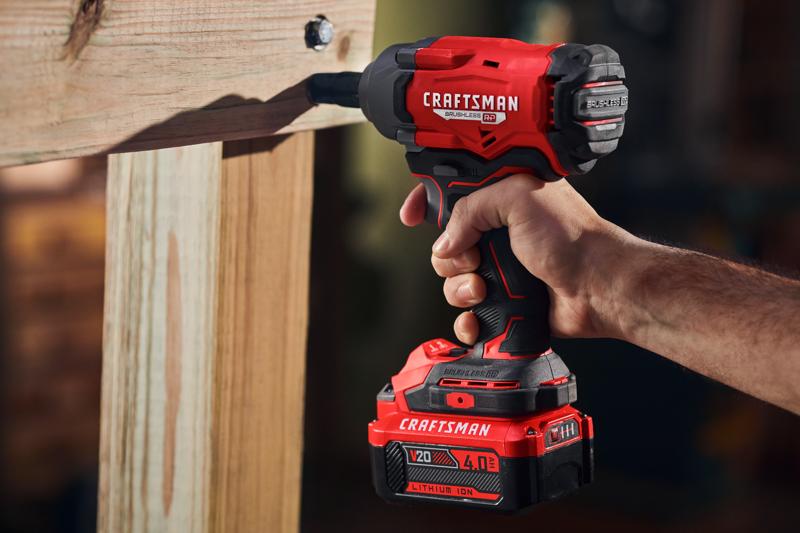 View of CRAFTSMAN Drills: Impact Driver being used by consumer