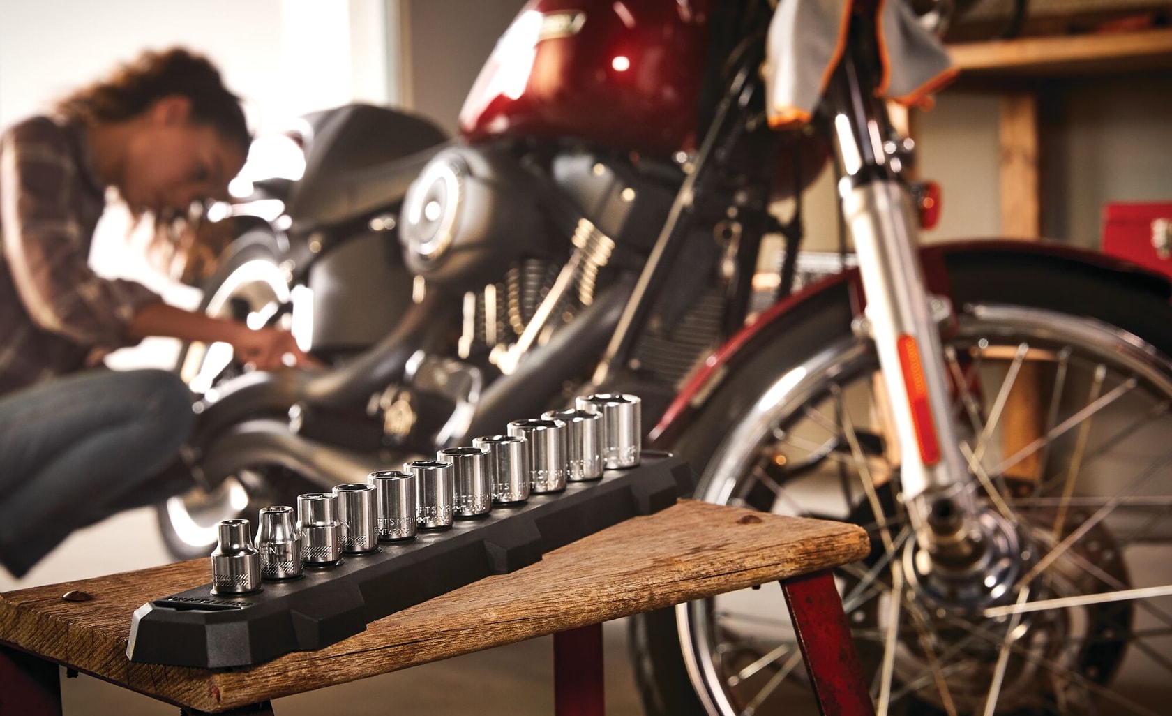 View of CRAFTSMAN Sockets: 6-Point being used by consumer