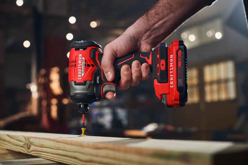 View of CRAFTSMAN Drills: Impact Driver being used by consumer