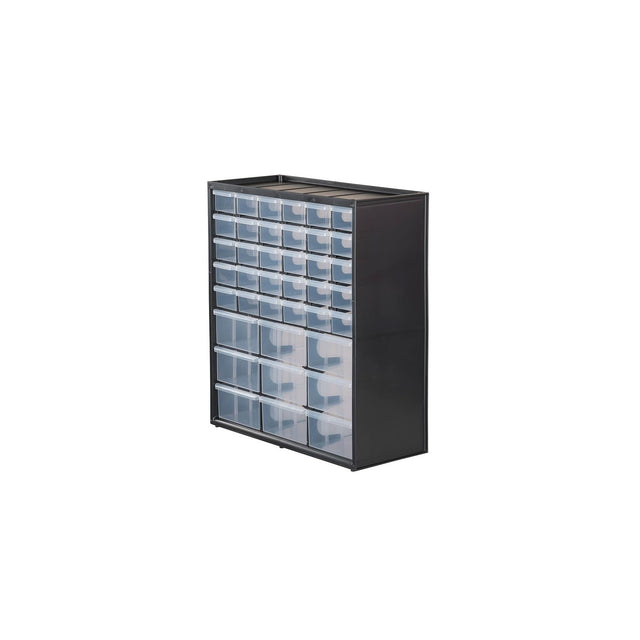 Parts Cabinet 64 Drawer Wall Mount Hardware Storage Organizer Tool Boxes  Garage