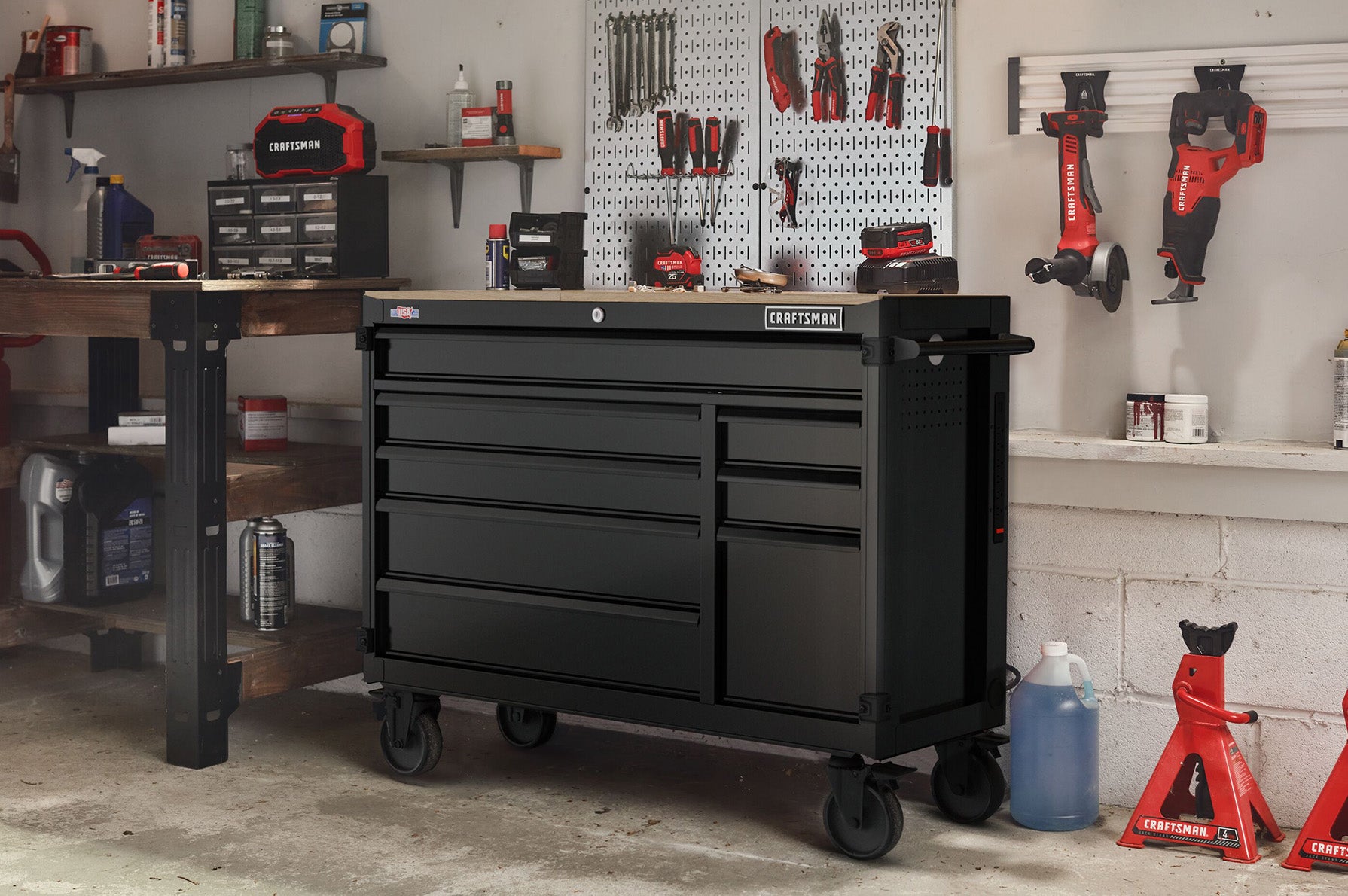 Craftsman tool box on sale divider system