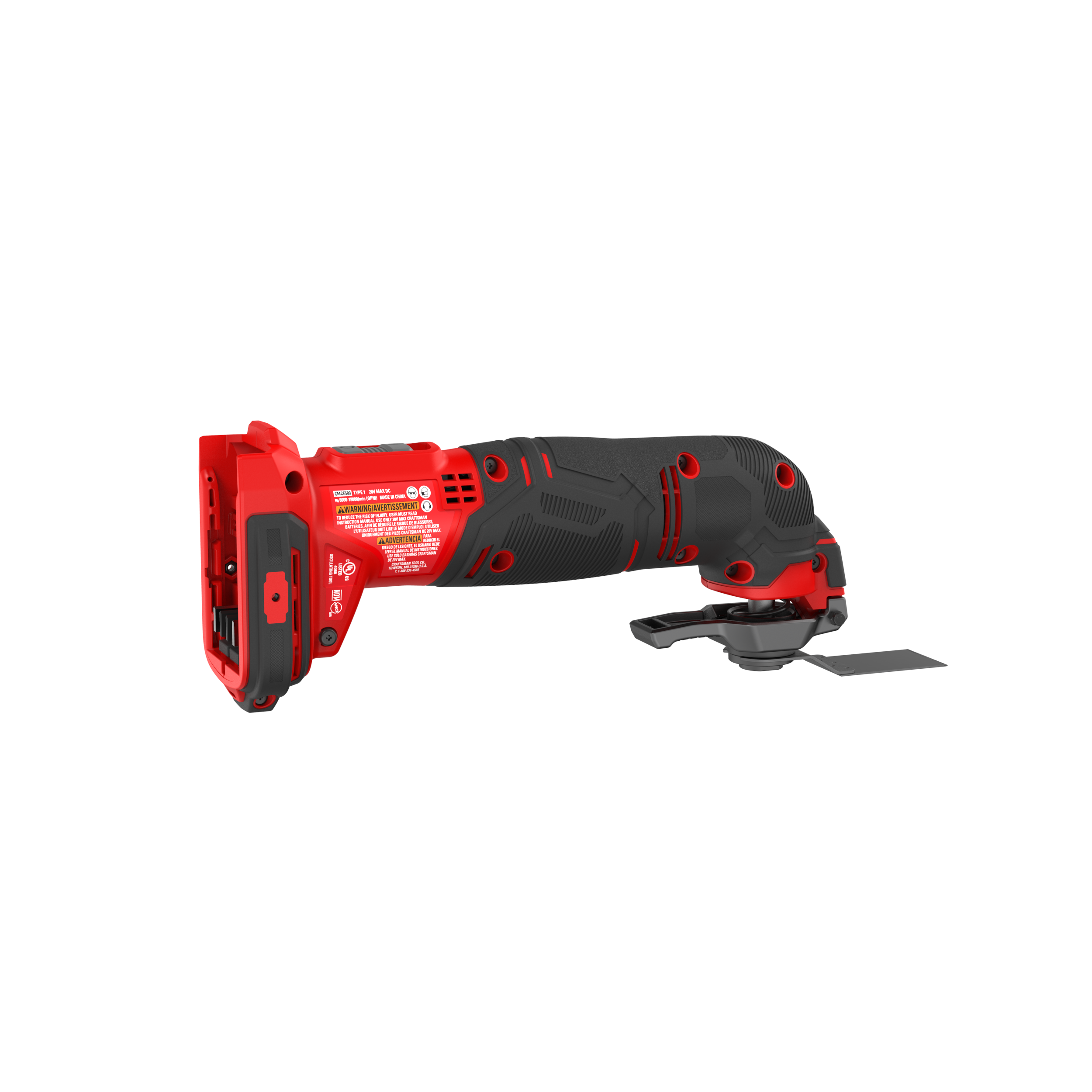 WORKSITE 20V Cordless Oscillating Multi Tool 18000OPM Saw Blades