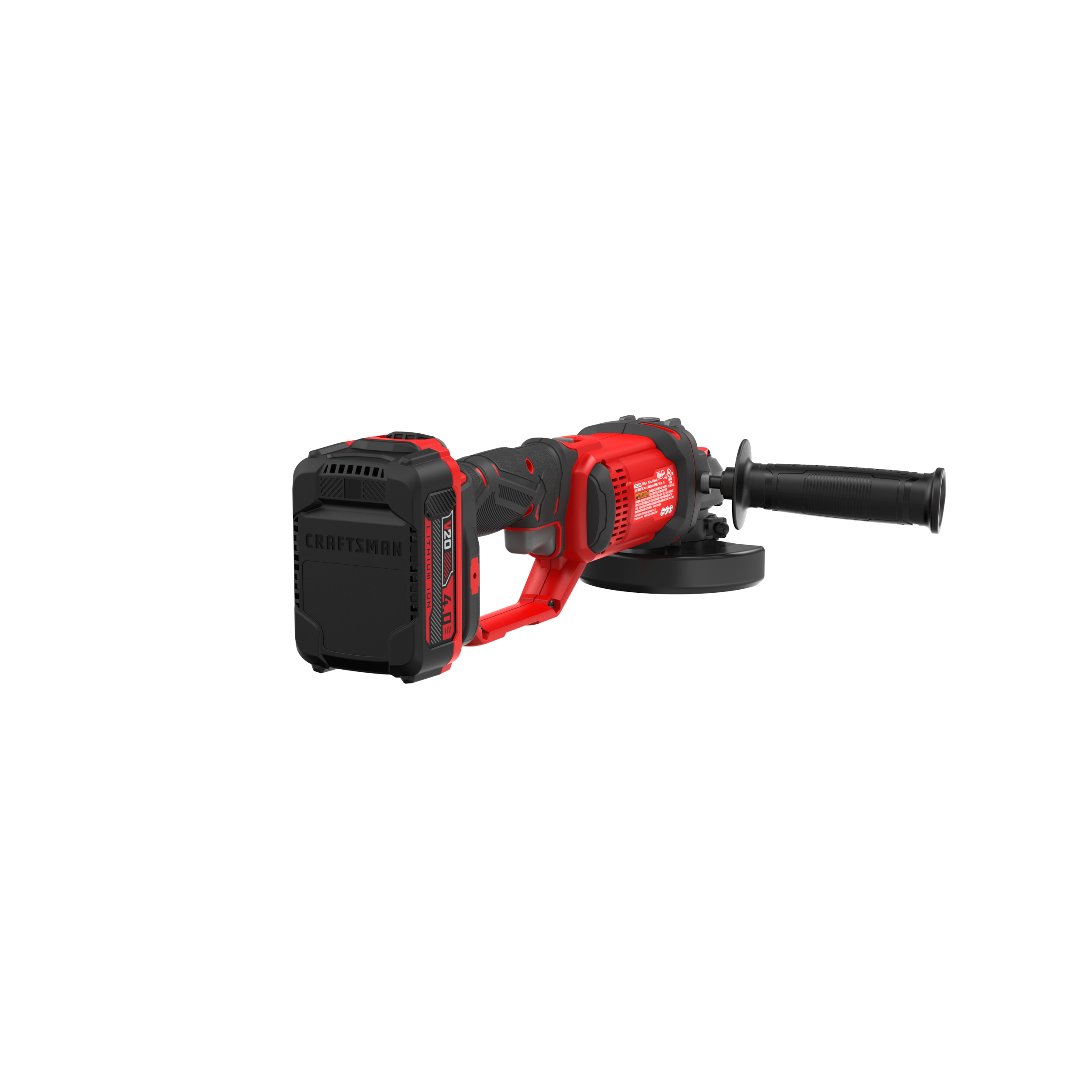 V20* Cordless 4-1/2-in Small Angle Grinder Kit (1 Battery) | CRAFTSMAN
