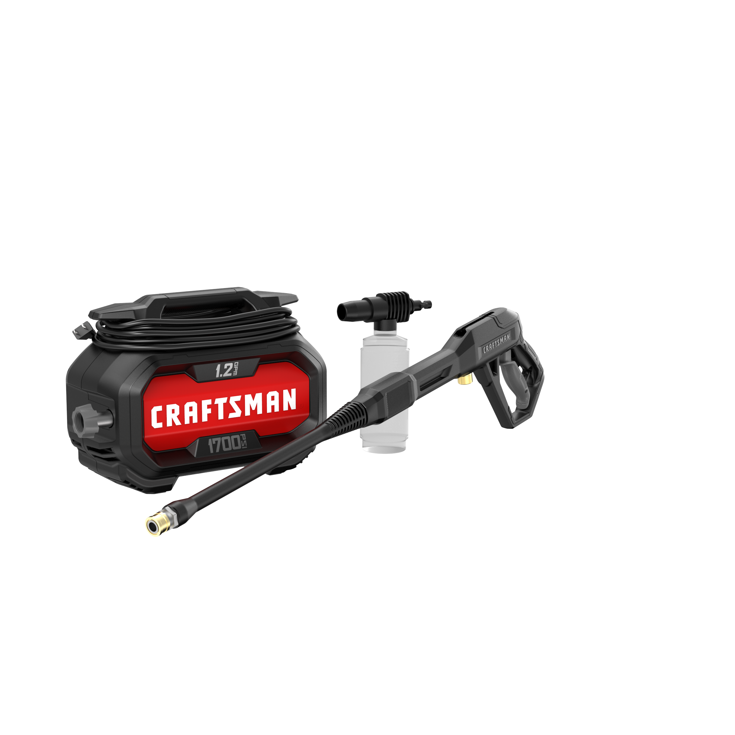 CRAFTSMAN Electric Pressure Washer, Cold Water, 1700-PSI,, 42% OFF