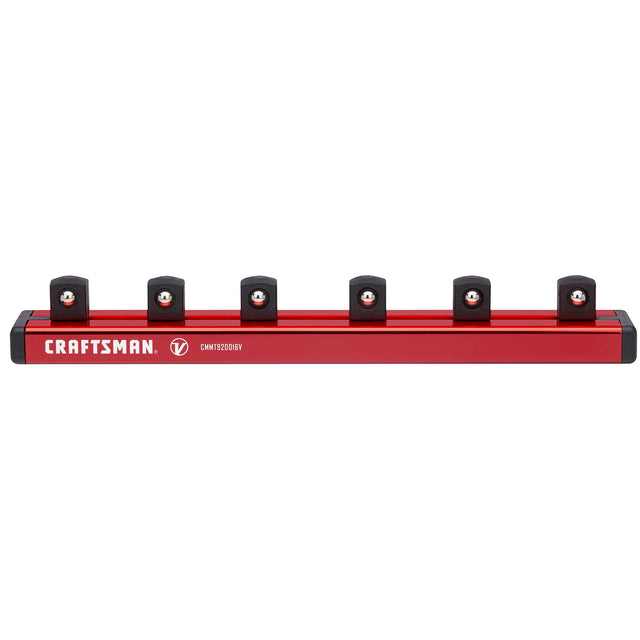 6 In Red Rail 3/8 Dr W 6Nubs