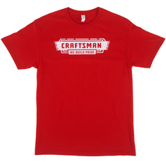 CRAFTSMAN® We Build Pride Red Tee Shirt - LG