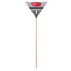 Steel Tine Leaf Rake Wood Handle