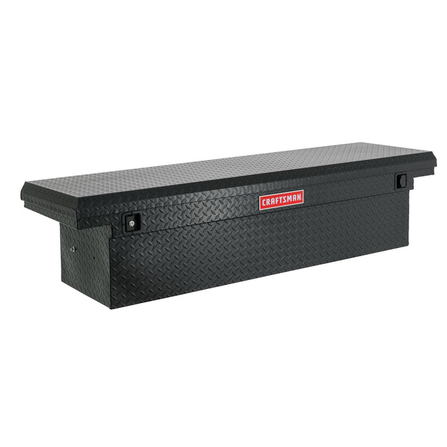 71-in Matte Black Full-Size Low Profile Truck Tool Box