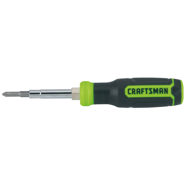 High-Visibility 6-in-1 Multi-Bit Screwdriver