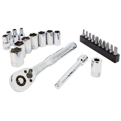 24Pc 1/4-in Drive (mm) Mechanics Tool Set