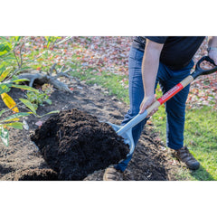 Wood Handle Poly Scoop Shovel