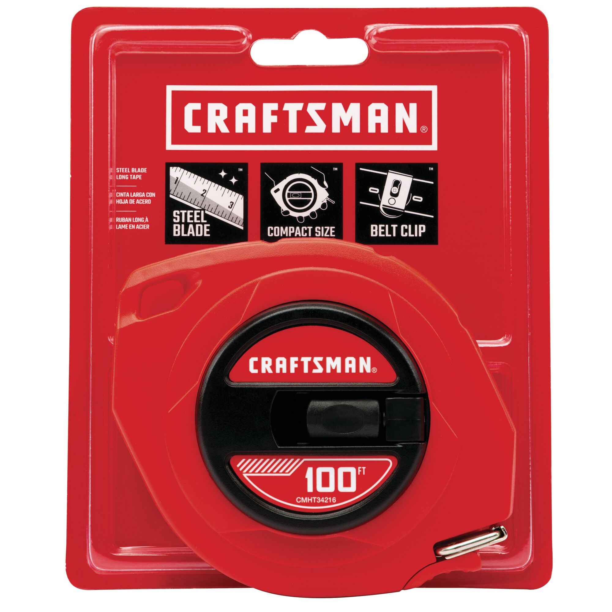 Craftsman cm 12ft Hi-Vis 2.0 Tape Measure Rubber | CMHT38212S