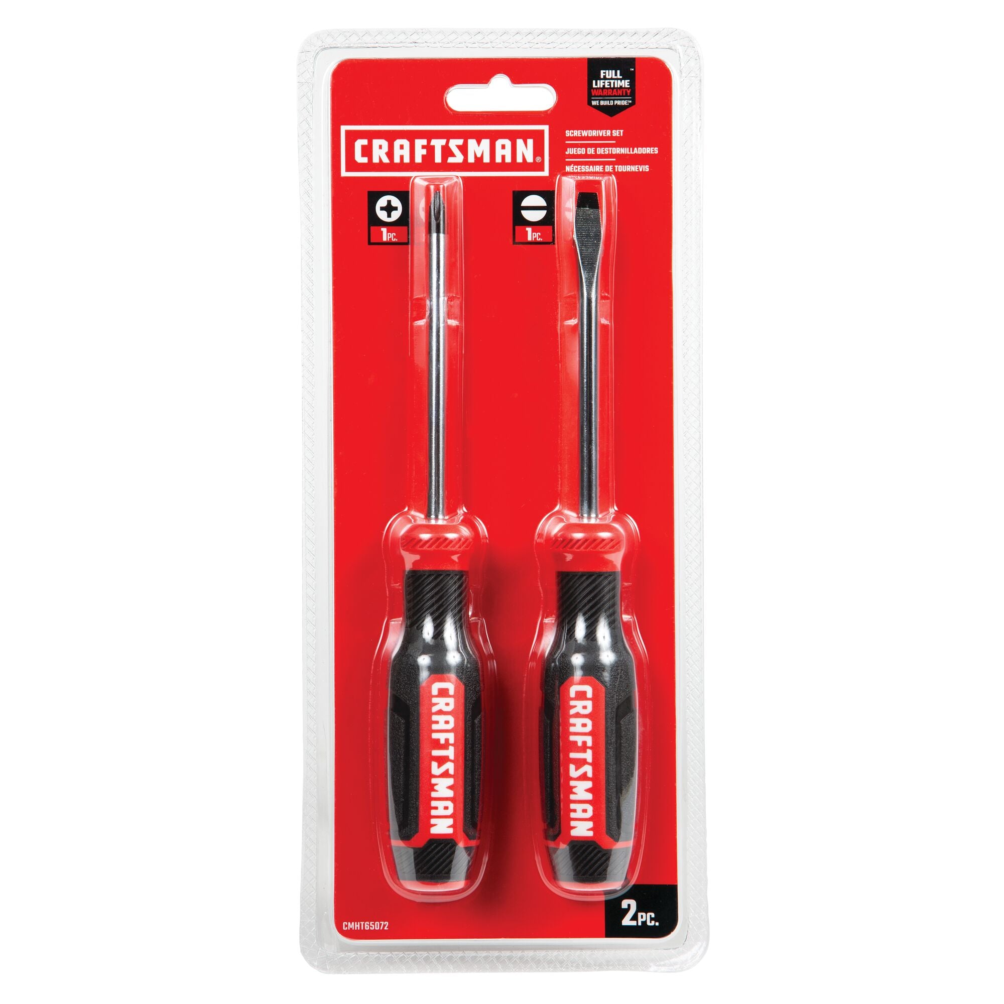 2 Piece Bi-Material Screwdriver Set | CRAFTSMAN