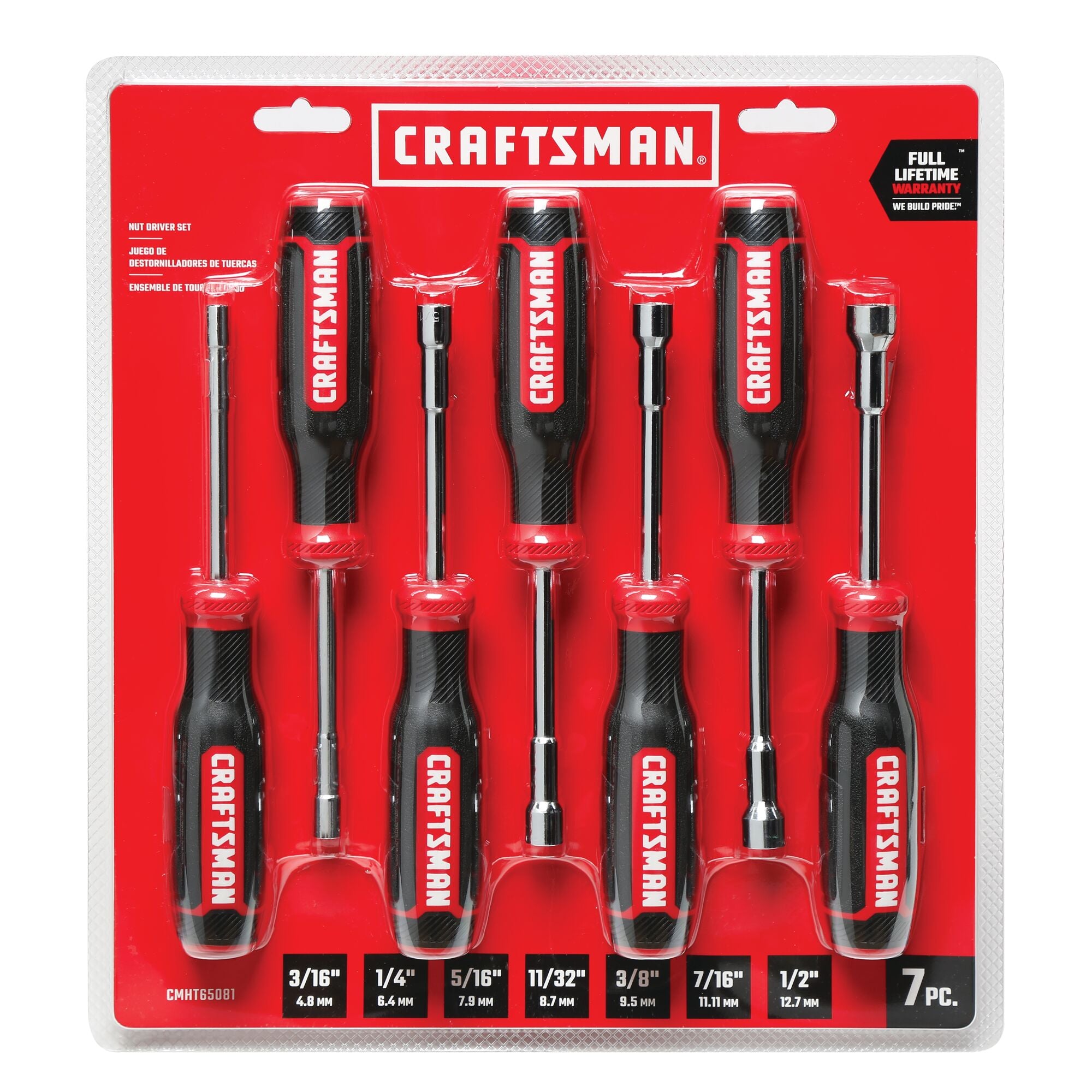 CRAFTSMAN 7-Piece Metric Hex Nut Driver Set in the Nut Driver Sets  department at