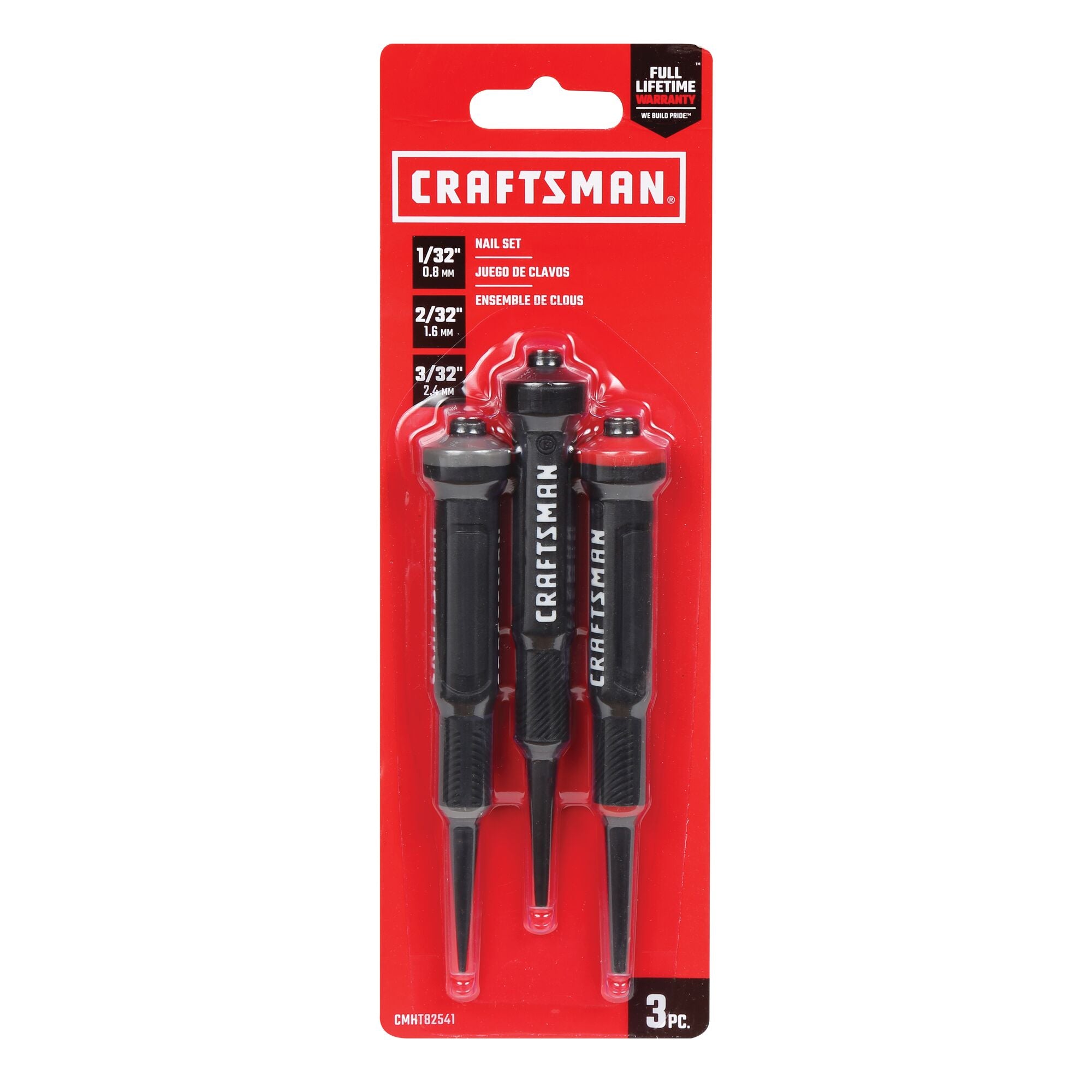 Craftsman Scratch Awl, Straight Tip, 3 1/2 L CMHT65012