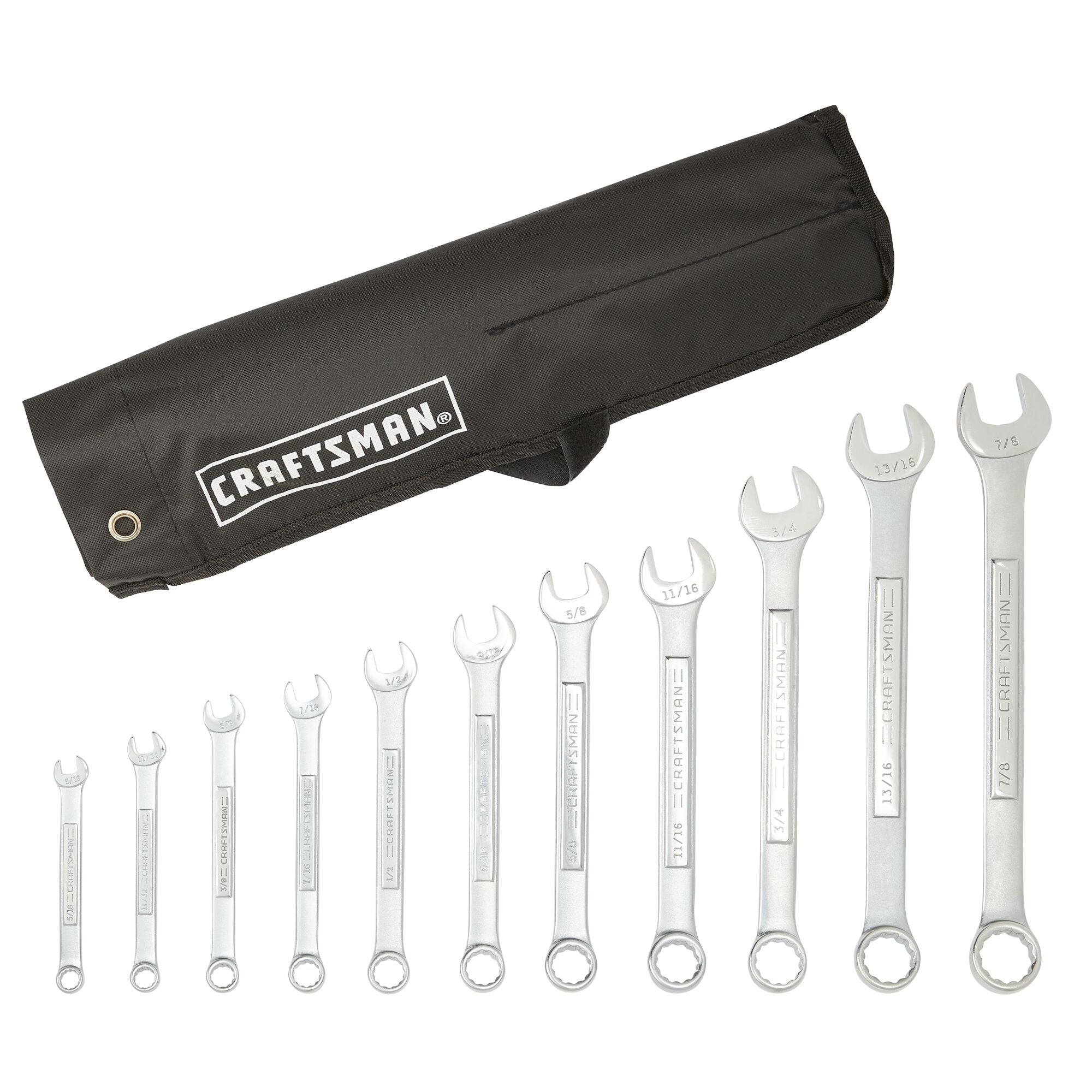 Wrench Set Sea 11Pc - Tool Roll | CRAFTSMAN