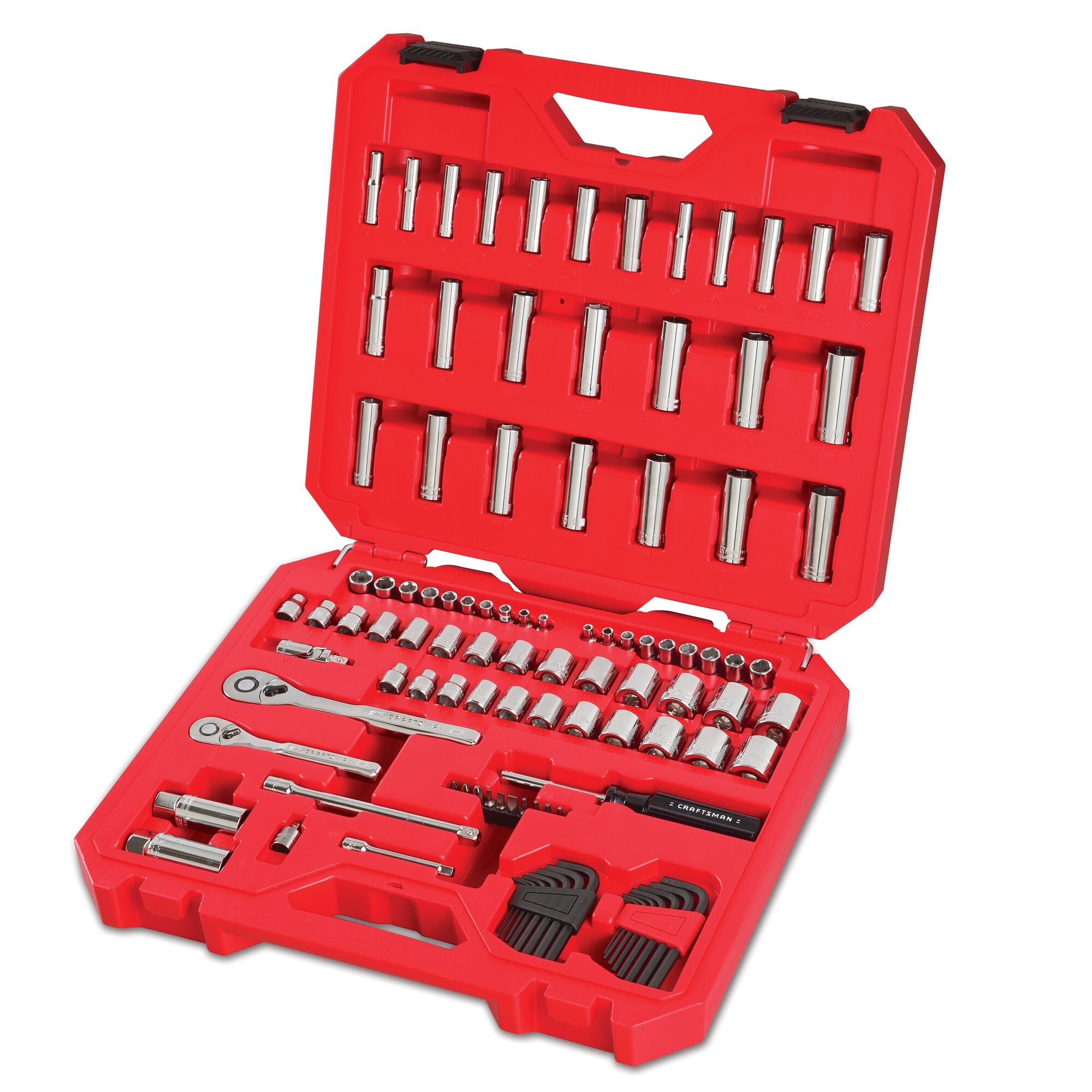 Basics Mechanic's Tool Socket Set con estuche, 123 piezas