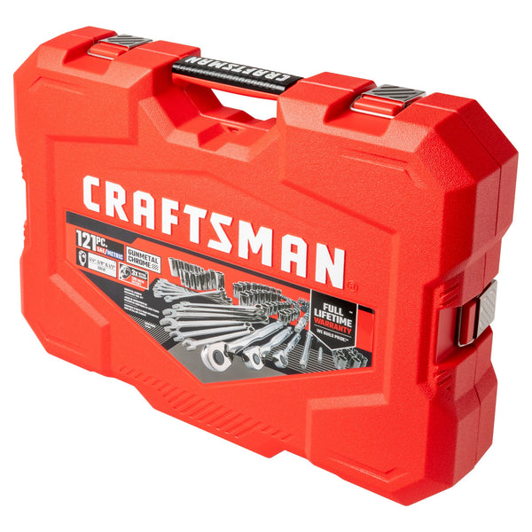 121 Pc. Gunmetal Chrome Mechanic Tool Set | CRAFTSMAN