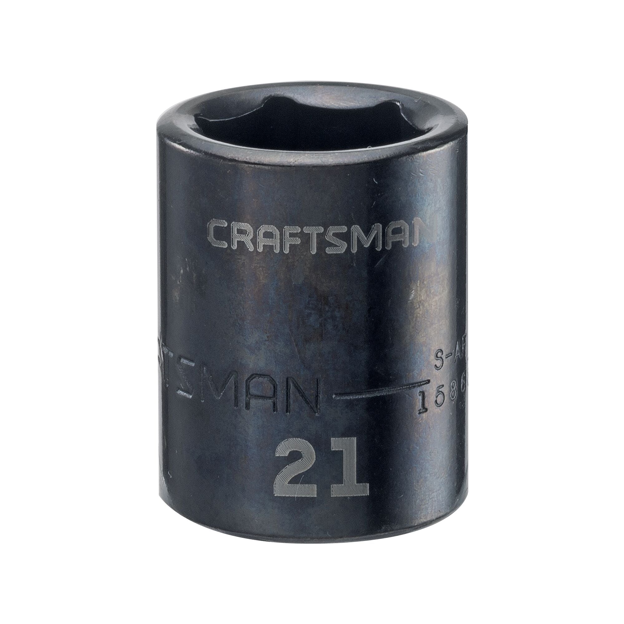 1/2-in Drive 21mm Metric Impact Shallow Socket | CRAFTSMAN