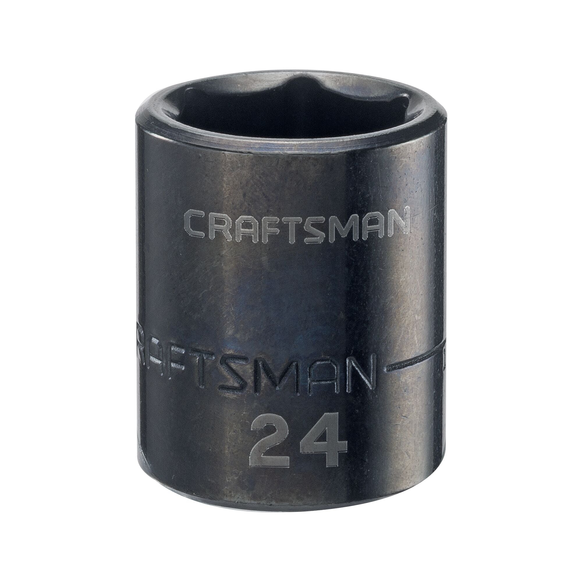 1/2-in Drive 24mm Metric Impact Shallow Socket | CRAFTSMAN