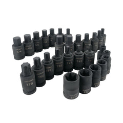 1/2-in Drive Impact Bit Socket Set (28 pc)