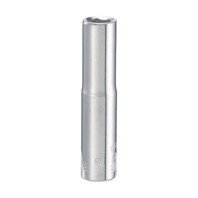 1/4-in Drive 7mm 6 Point Deep Socket