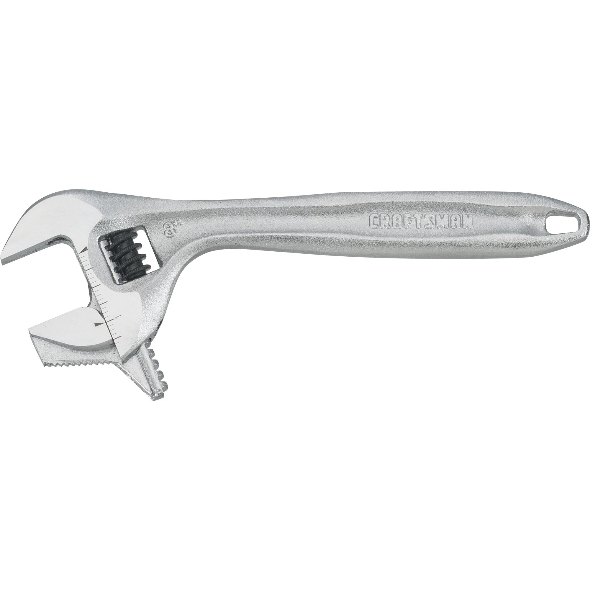 8-in Reversible Jaw Adjustable Wrench | CRAFTSMAN