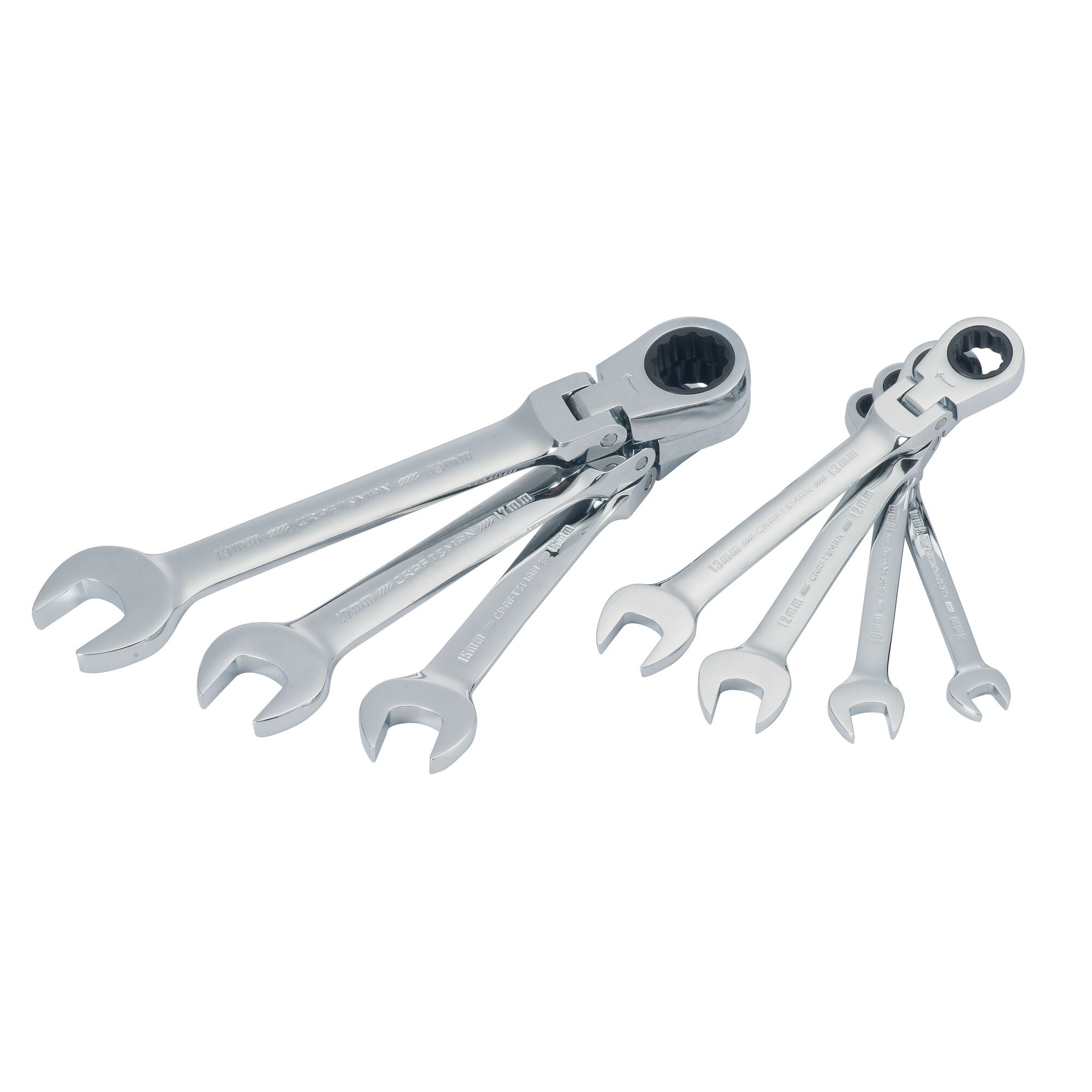 Metric Flex Head Ratchet Wrench Set (7 pc) | CRAFTSMAN
