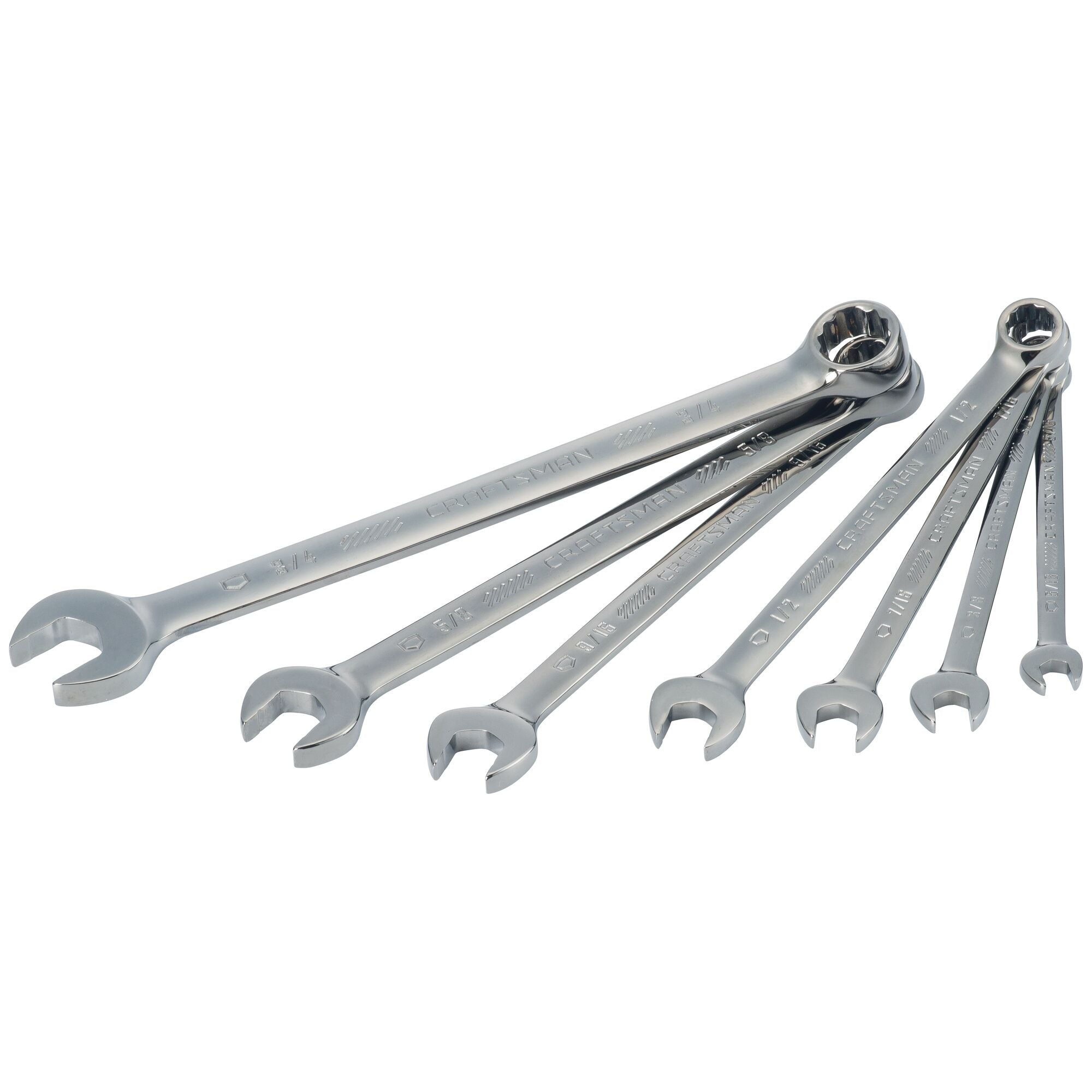 Wright Tool 705 SAE Combination Wrench Set, 7-Piece