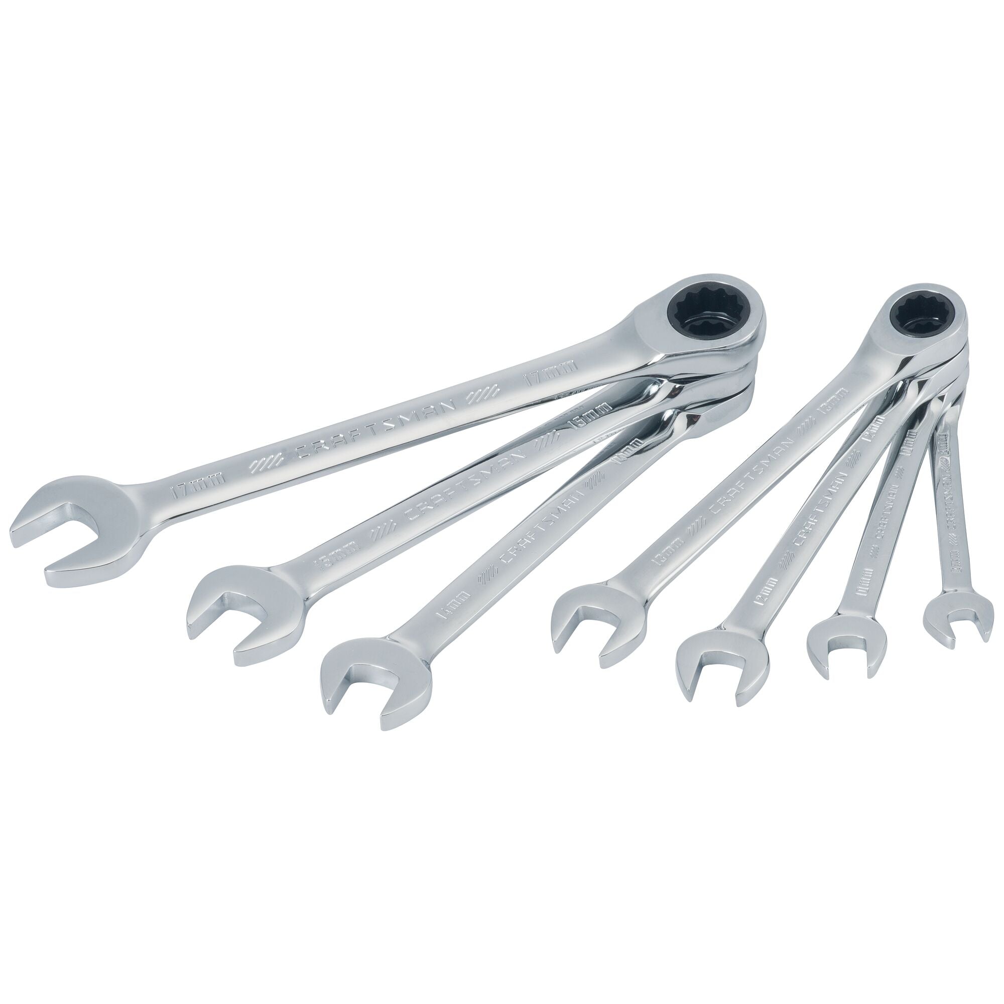 Metric Ratcheting Combination Wrench Set (7 pc) | CRAFTSMAN