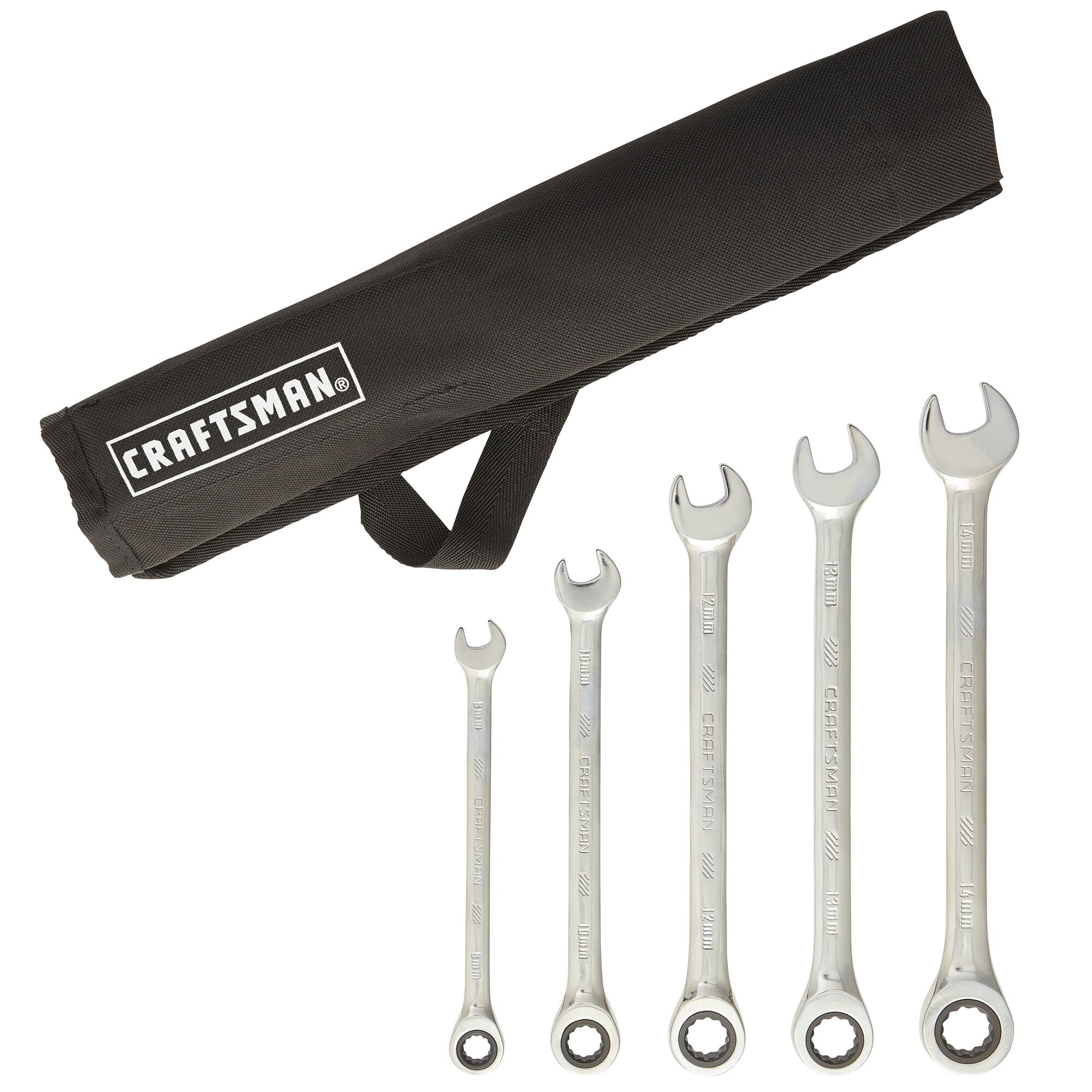 5Pc Metric Ratcheting Wrench Se | CRAFTSMAN