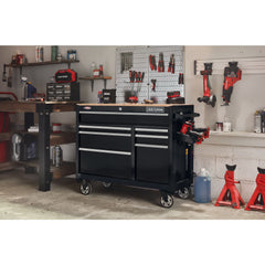 Craftsman Roller Stand Garage Tool Holder Portable Folding Storage  Organizer 16489